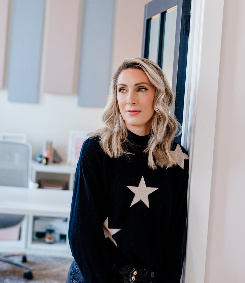 Carrie Green, founder of the Female Entrepreneur Association, in her office