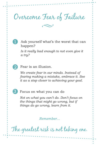 overcoming fear of failure copy