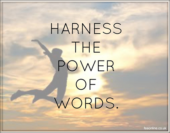 The power of words // motivation monday