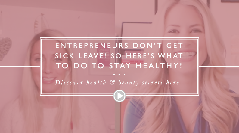 Entrepreneurs don’t get sick leave, so here are some quick health tips for you