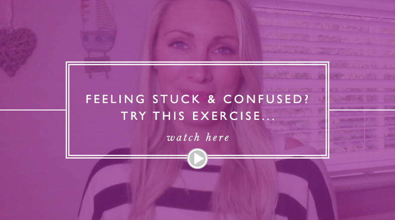 When you feel stuck & confused try this…