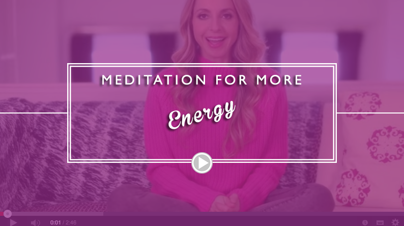 Meditation for increased energy
