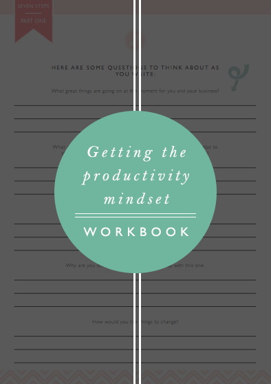 PRODUCTIVITY MINDSET WORKBOOK