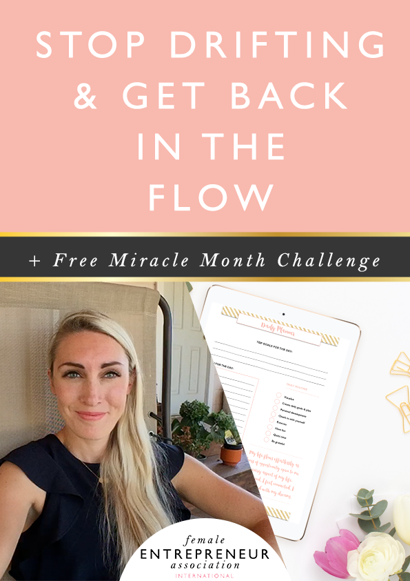 We all go through these phases of drifting, we need to remember to pull ourselves out and to get back on track. So if you feel like you need to do this then I think you’ll love the video and challenge I’ve created.