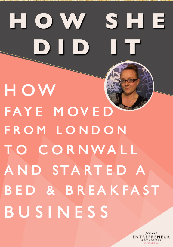 After 20 years of living in London, Faye and her husband were ready for a change. They fell in love with five wonderful cottages nestled in the woods in Cornwall. After 15 months of renovation and learning curves, they are now able to rent them out as bed and breakfast cottages with plans to expand into being able to host yoga retreats, survival camps, and more! The story below shares how Faye did it...