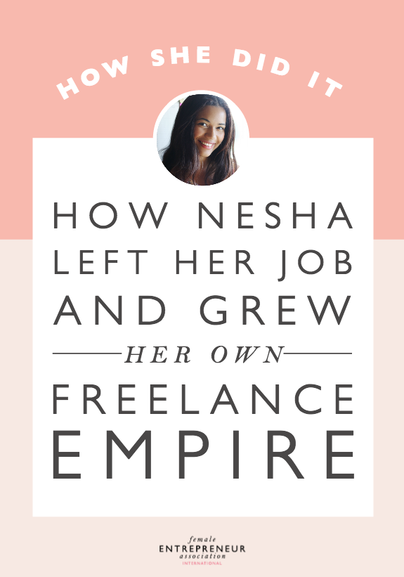 Nesha's business has evolved dramatically since she started it five years ago. She grew her design business to the point where she no longer charged £50 for a a web design, she charged £4000. Then, she decided to take on less design work and focus more on teaching other designers. Nowadays, she creates courses and ebooks that have helped over 2000 freelance designers to streamline their businesses, find more clients, and get booked out!