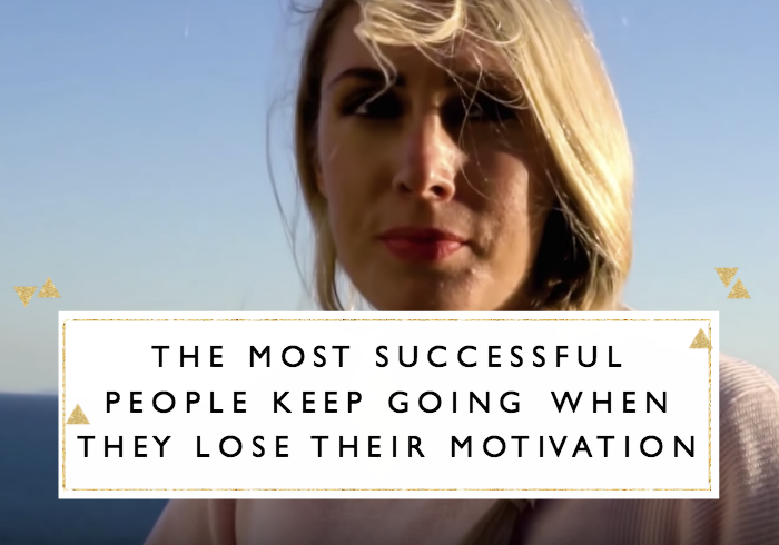 The Most Successful People Keep Going When They Lose Their Motivation