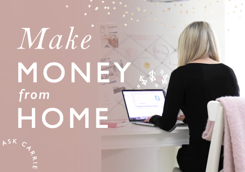 Ask Carrie: How To Come Up With A Business Idea That You Can Start From Home