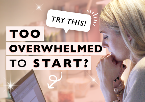 Overcome Overwhelm And Frustration To Create And Sell Your Business Idea!